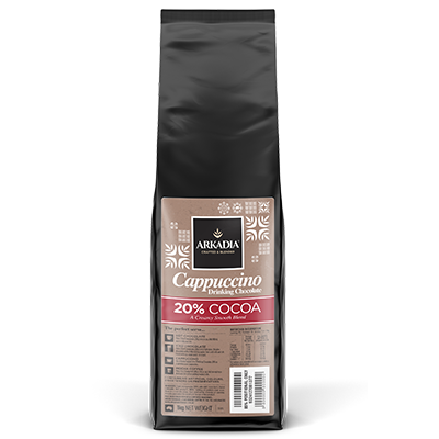 Arkadia Drinking Chocolate 20% Cocoa (Cappuccino Powder) 1kg