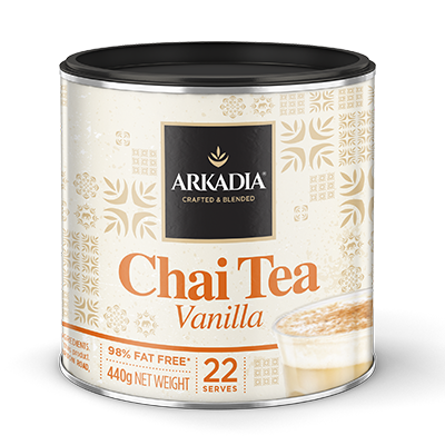 Arkadia Chai Tea Vanilla 1kg tin